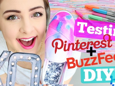 Testing Pinterest and Buzzfeed DIY's !!