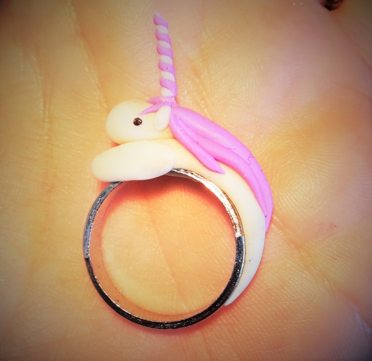 Unicorn ring PASTEL RING DIY