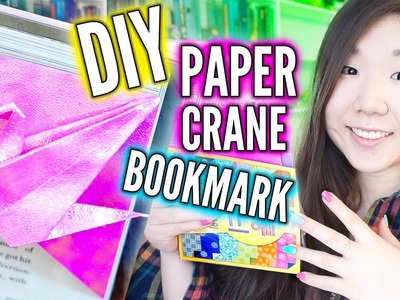 USEFUL ORIGAMI DIY ║ Paper Crane Bookmark