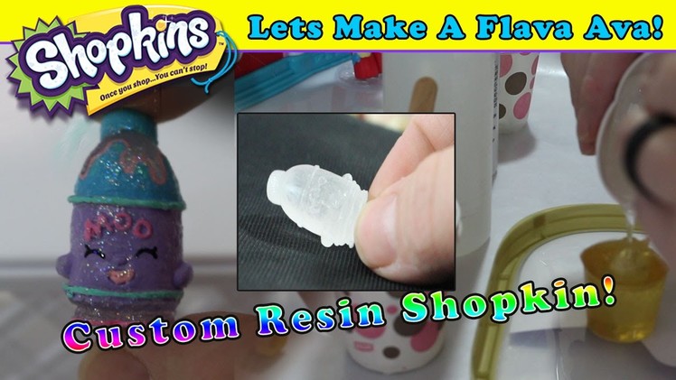 Custom Resin Shopkins - Flava Ava Repainted Season 1 DIY Craft Shopkin