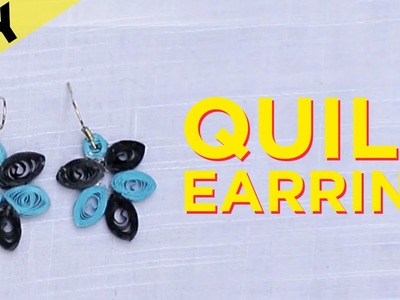 D.I.Y. Accessories | How to make earrings from Quill paper | Style Indi | Indi In The City
