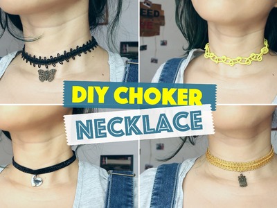 DIY Choker Necklace. Collar. Gargantilla | #ViernesconKarla :)