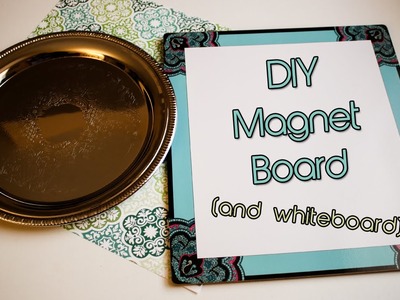 DIY | Dollar Tree Magnet Board and Whiteboard Tutorial | Creation in Between