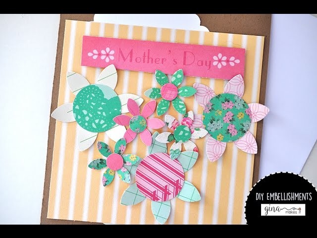 DIY Embellishments Using Project Life Cards: Process Video