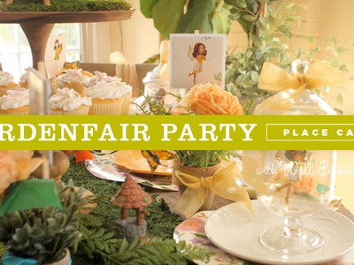 DIY Fairy Garden Party Ideas:  place cards and party favors