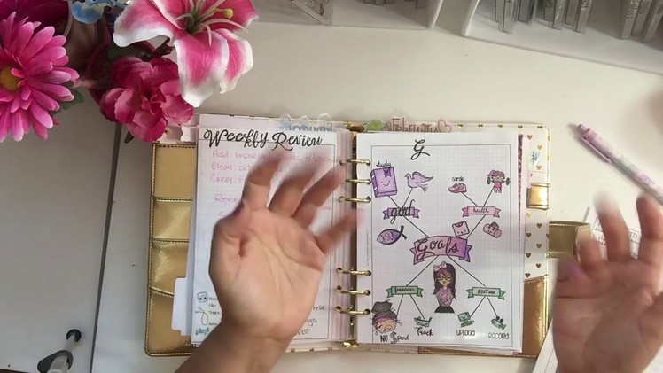 DIY fish Planner Inserts - Goal Setting