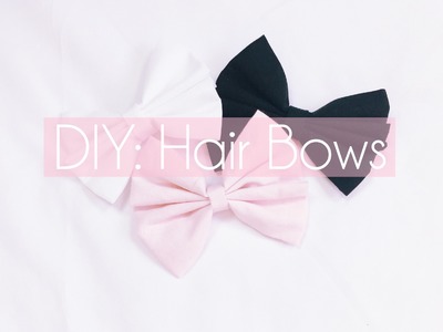 DIY: Hair Bows