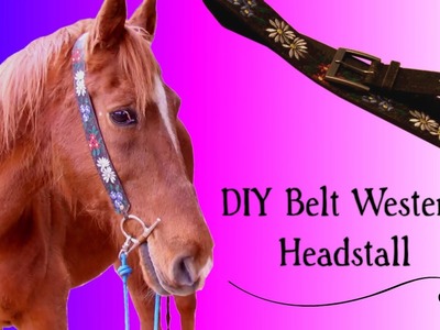 DIY How-To: Belt to Western Bridle!