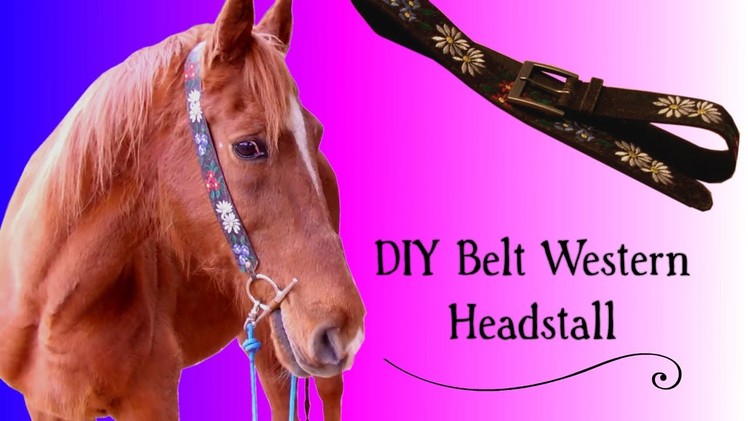DIY How-To: Belt to Western Bridle!
