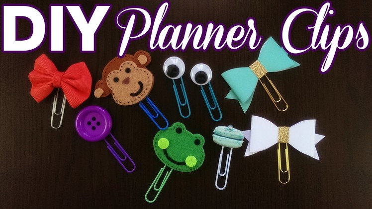 DIY - How to Make Your Own Planner Clips!