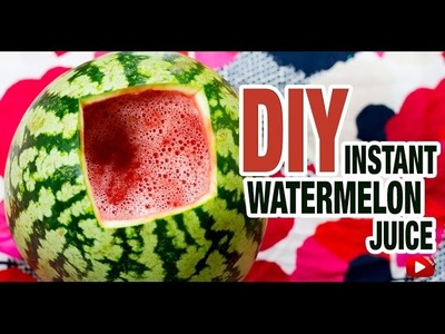 DIY Instant Watermelon Juice: DIYIndian