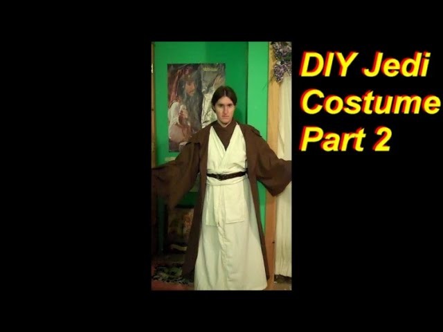 DIY Jedi Costume Part 2: Brown Outer Robe
