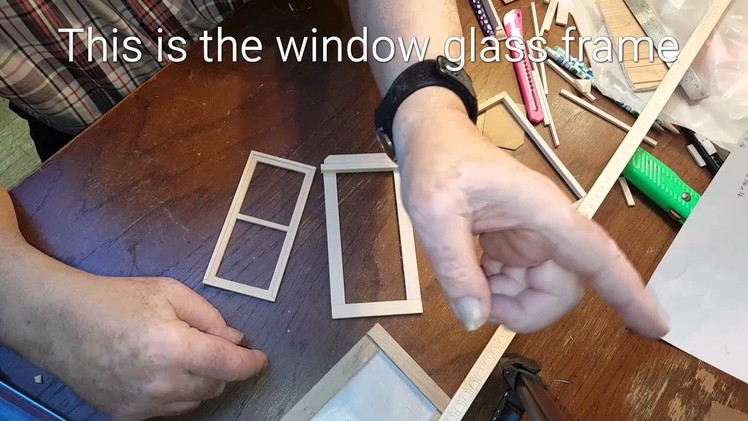 DIY Miniature Dollhouse Window Build