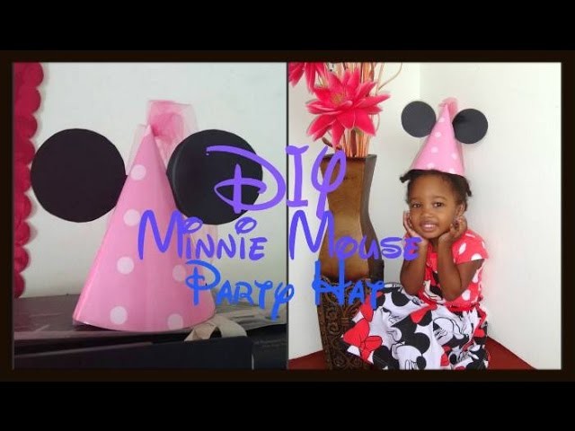 DIY Minnie Mouse Party Hat!!