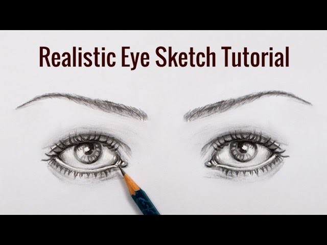 How To Draw Realistic Eyes For Beginners With Pencil Draw Facial 