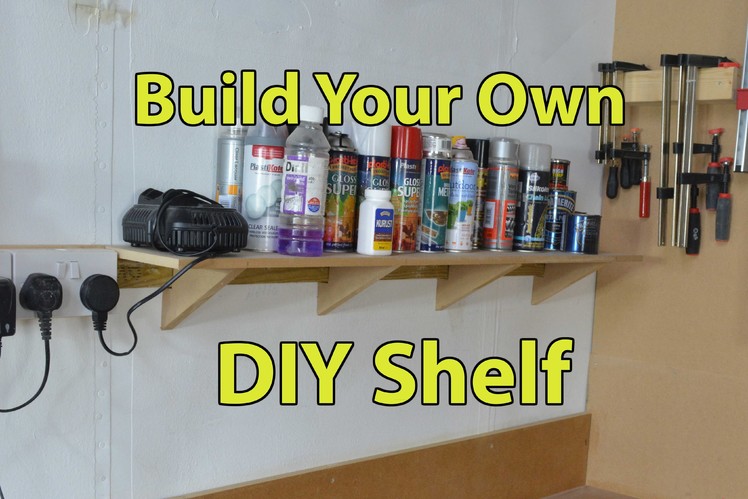 DIY Quick Simple Shelf from MDF