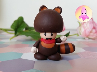 DIY Toad in tanuki suit from Mario and Nintendo World - Polymer clay tutorial