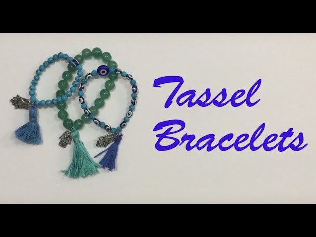 DIY TUTORIAL How to make Tassel Bracelet!
