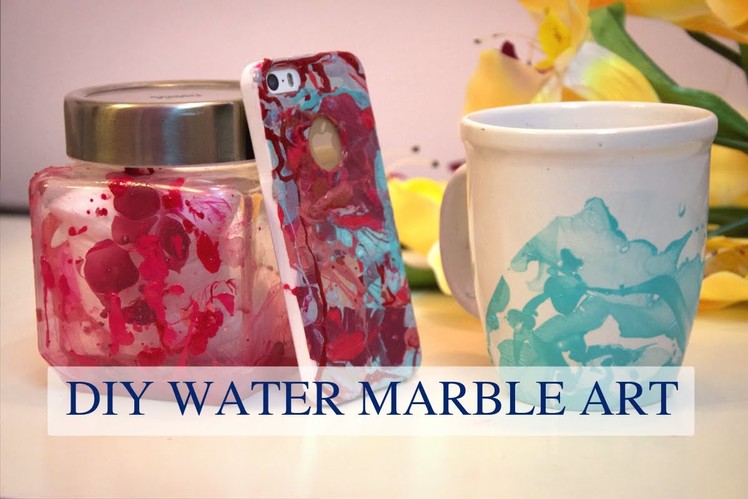 DIY Water Marble With Only 2 Ingredients (Easy Gift Ideas)
