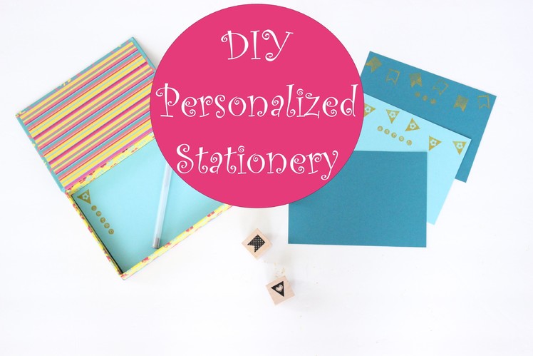 How To Craft: Cheap and ADORABLE DIY Personalized Stationery!