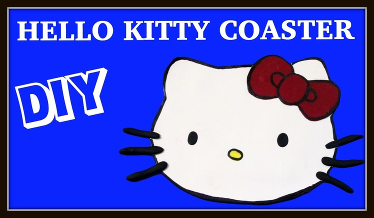 How to Make a Hello Kitty Drink Coaster DIY ~ Another Coaster Friday Craft Klatch