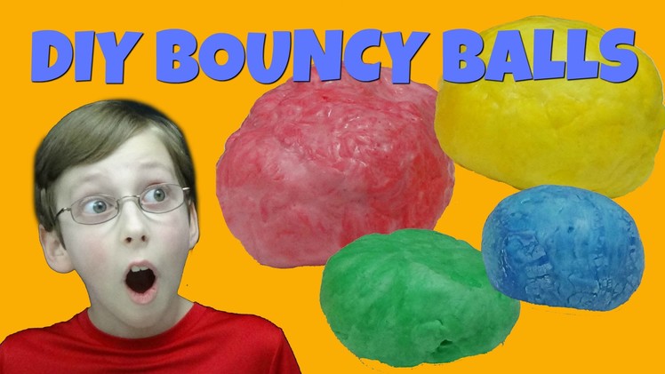 How To Make Bouncy Balls - Fun Easy DIY Kids Science Experiment | CollinTV