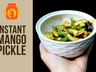 Instant Mango Pickle - Aam Ka Achar - Easy to Prepare