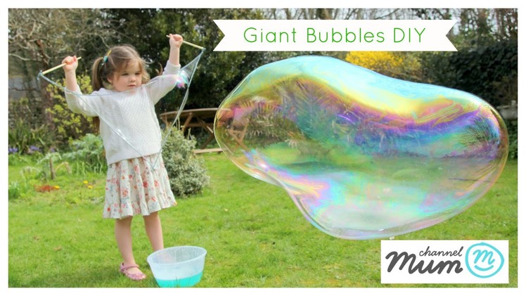 Kids Craft: Giant Bubbles DIY