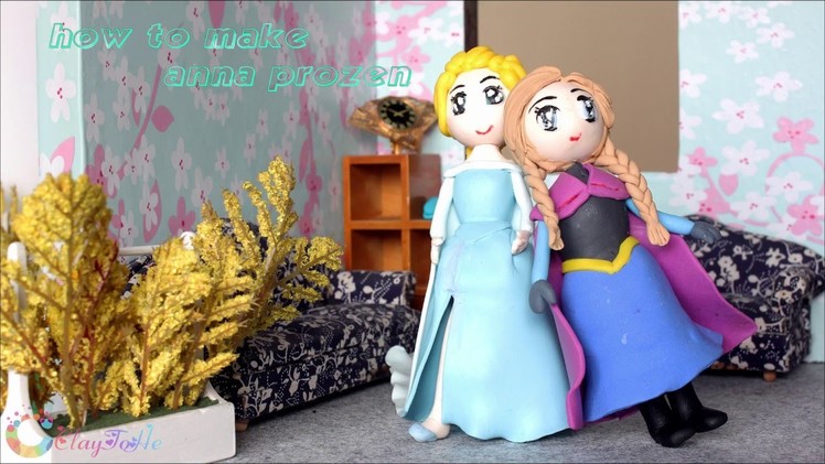 Little Anna from Frozen Movie ☺ DIY Polymer Clay Tutorial