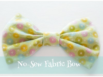 No-Sew Fabric Bow | DIY Tutorial
