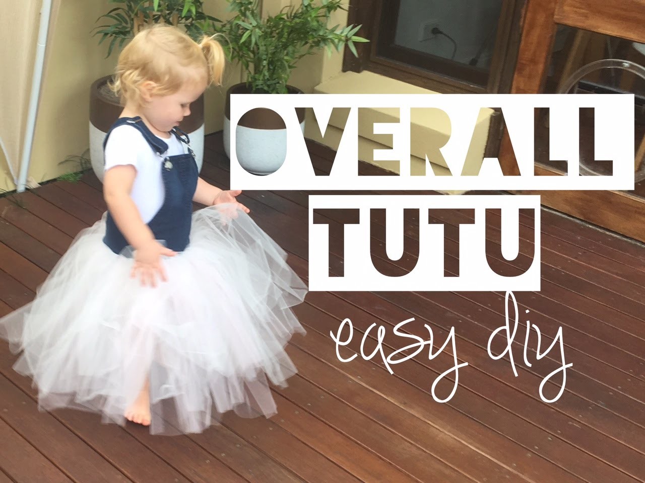 UPCYCLE DENIM OVERALL TUTU, DIY Kids Outfit - Mummy Maker
