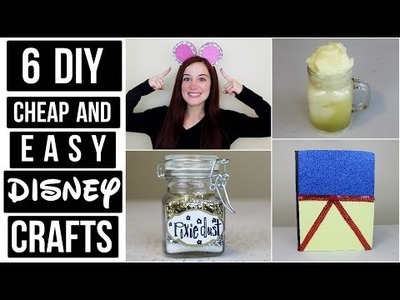 6 CHEAP AND EASY DISNEY DIY CRAFT IDEAS | PINTEREST INSPIRED
