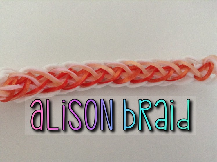 Alison braid bracelet tutorial