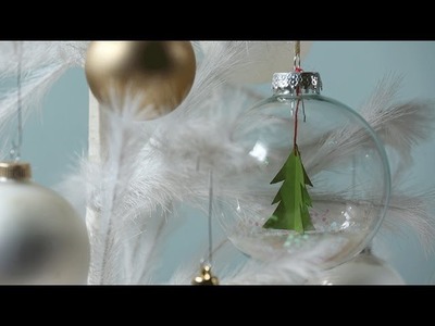 Christmas Ornament That Started as a Plain Glass Ball