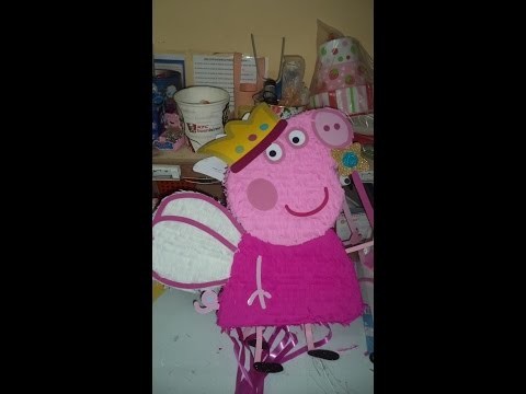 Como Hacer Piñata Peppa Pig DIY - how to make a pinata