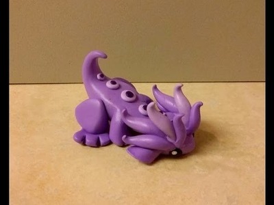 DIY - Baby Purple Clay Dragon Tutorial
