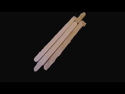 DIY Balisong  Made from Craft Sticks