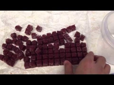 DIY beef heart mix cubes