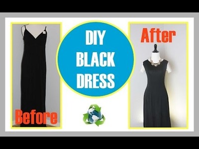 DIY Black Dress Alterations