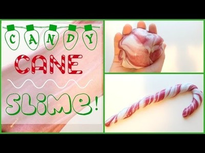 DIY CANDY CANE SLIME! | MAKE YOUR OWN SLIME!! | NO BORAX OR LIQUID STARCH!!