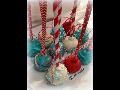 DIY Cat In The Hat Cake Pops and MORE. 