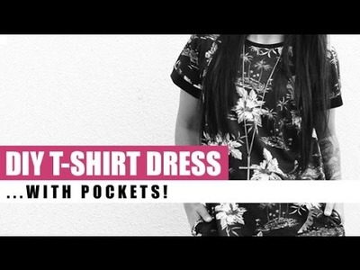 DIY Customizable T-Shirt Dress With Pockets & Pretty Finishes