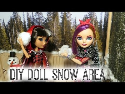 DIY Doll Snow Area | Day 10 #25DaysOfCraftMas