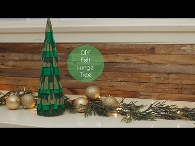 DIY Felt Fringe Tree