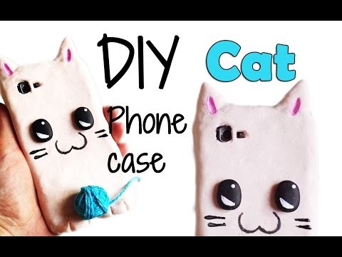 DIY | Kawaii Cat Phone Case Tutorial - Cover Silicone
