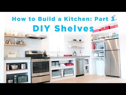 DIY Kitchen Shelves | Part 3 of the Total DIY Kitchen Series