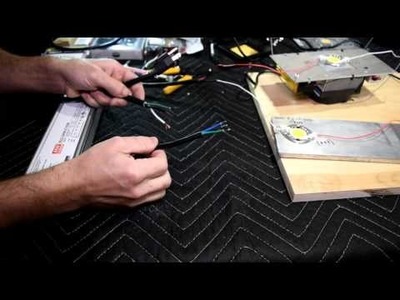 DIY LED Basics: wiring LEDs.COBs to driver (pt 5.6)