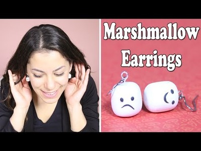 DIY Marshmallow Earrings: Polymer Clay Tutorial ♥