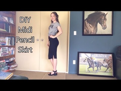 DIY Midi Pencil Skirt