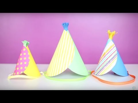 DIY Party Hats with the Martha Stewart Circle Cutter